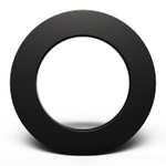 Bull's Premium PU Dartboard Surround, Farbe: Schwarz