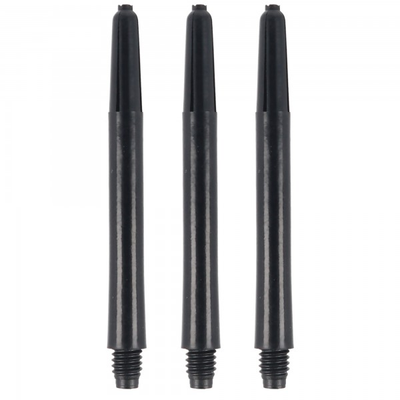 Dartshaft Nylon klassisch, schwarz, 48mm, 2BA, 3 Stück