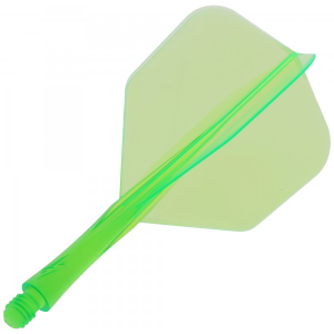 Caliburn SUP integrierte Dart Flights, No6, grün