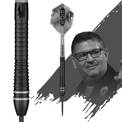Unicorn Gary Anderson Noir Phase 6 - Deluxe Steeldarts 90%, Gewicht: 21