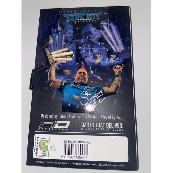 Peter Wright Mamba Darts 22 Gramm 90% Tungsten, 2 image