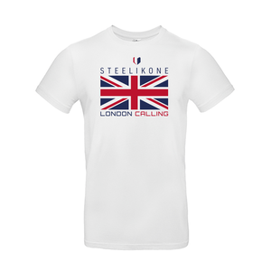 Shirt, STEELIKONE London calling, Farbe: Weiß, Größe: M