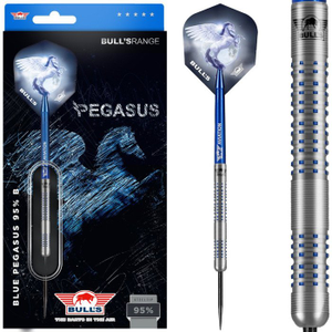 ​Bull's Blue Pegasus 95% Tungsten Typ B Steeldarts, Gewicht: 23