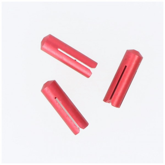 Designa Flightschoner, eloxierte Legierung, rot, 3 Stück