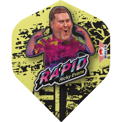 Bull's NL Powerflite Ricky Evans Standard Flight, Motiv: 80