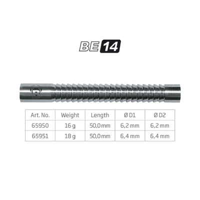 BULL'S Softdart Barrel "BE-14" 80%, Gewicht: 18