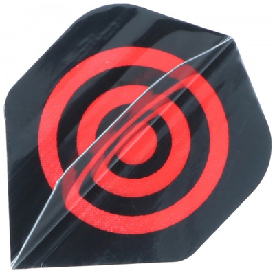 Bull's Dartflight, A-Standard, rote Ringe, 3 Stück