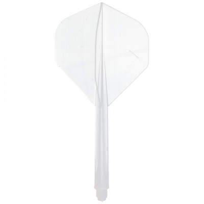 Condor Dartflight Zero Stress, Standard L, long, transparent weiß, 33,5mm