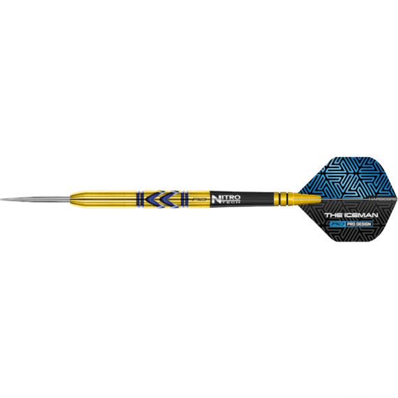 Red Dragon Gerwyn Price "Iceman" Avalanche Pro Gold Steeldart 90%, Gewicht: 23g