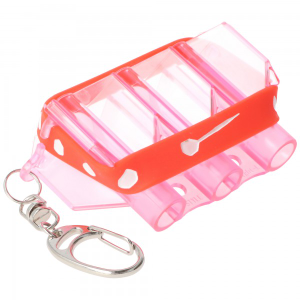 L-Style Krystal Flight Case, clear pink