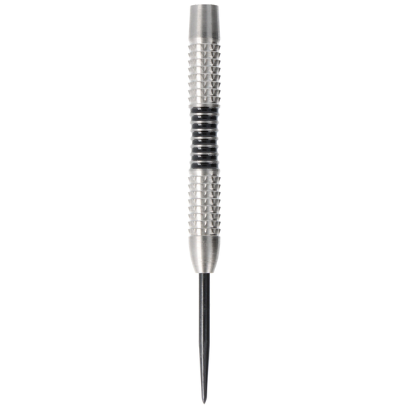 Steeldart Barrel silber schwarz mit Mulde, 90% Tungsten, 20gr, 7 image