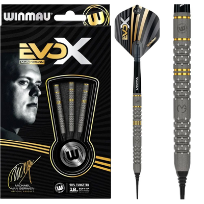 Winmau Michael van Gerwen Evo X - Softdarts, Gewicht: 20g