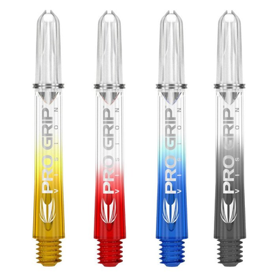 Target Pro Grip Vision Shafts 3er Set (9x Shaft), Shaft Länge: Short, Farbe: Schwarz