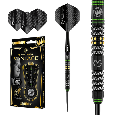 MICHAEL VAN GERWEN VANTAGE 90% - STEELDARTS, Gewicht: 22 Gramm
