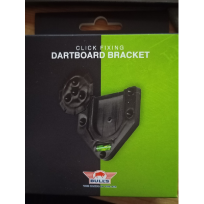 Bull's Click Fix verdrehsichere premium Wandhalterung mit Wasserwaage für Steel Dartboards