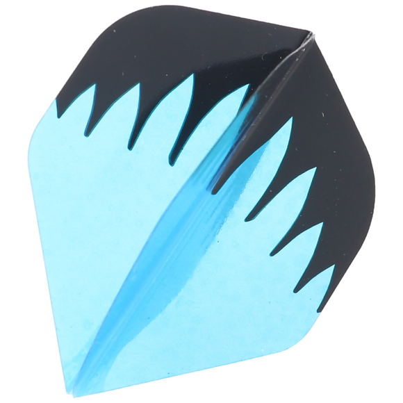 Flight Flammen, blau-schwarz, 3 Stück, 4 image