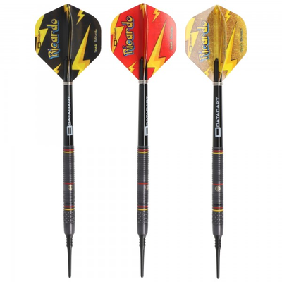 Ricardo Pietreczko Softdarts, Pikachu, Black, 90% Tungsten, 21 gramm