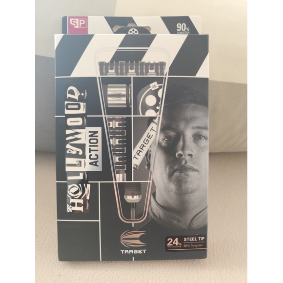 Steeldart Target Chris Dobey ACTION in 24g mit Swiss Point System (90% Tungsten)