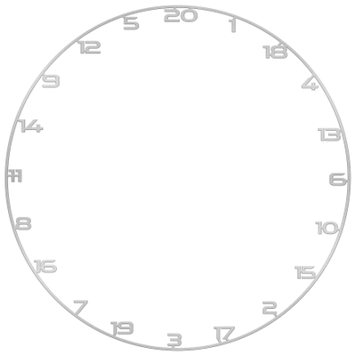 Bullet Custom Zahlenring Silber