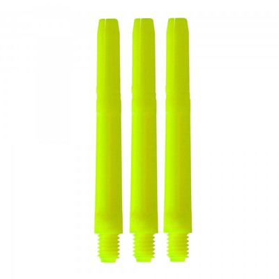 EVO Schaft Polyester, 43mm, neongelb, 3 Stück