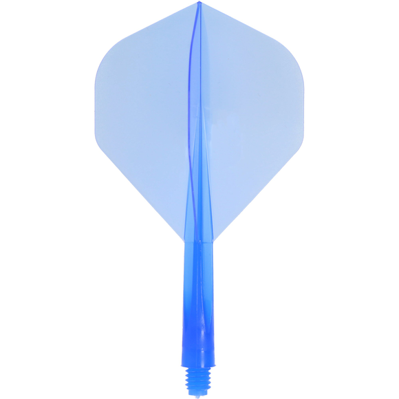 Dartflight Zero Stress, Standard S, short, transparent Blau, 21,5mm, 5 image