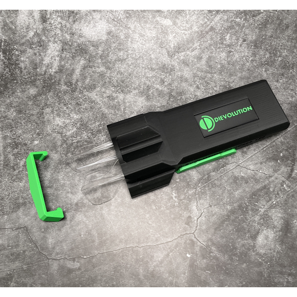 DIEVOLUTION DartCase 12.0 - Dartpfeiltasche / Darttasche / Aufbewahrung für 3 Darts mit 120 Grad Flights, 2 image