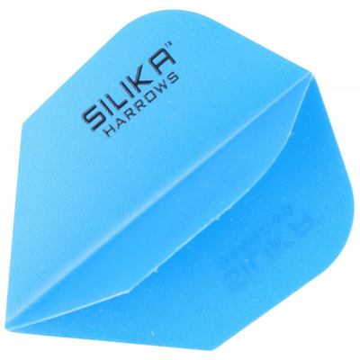 Harrows Silika Dartflight, Kristall-Beschichtung, Std., No6, blau