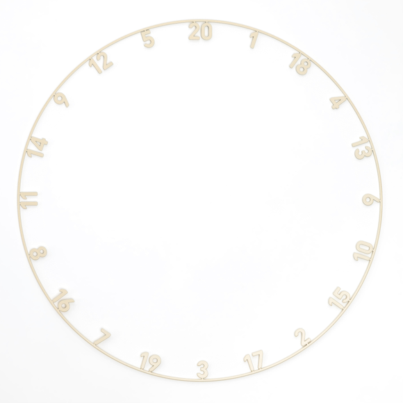 Precise180 | OnePiece Lasercut Number Ring | Ivory, Farbe / Coating: Ivory Sisal, 5 image