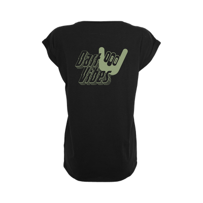 Dart Vibes Icon Ladies Tee (Black), Farbe: Schwarz, Größe: S