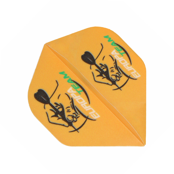 Flights EuropaTeam orange bedruckt Std.6, 3 Stück, 2 image