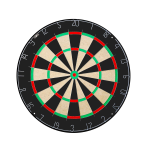 Karella - Steeldartboard "BullOut" ohne Logos in Premium Qualität