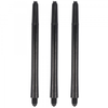 Nylon-Schäfte schwarz 7cm, 3 Stück extra lange Schäfte