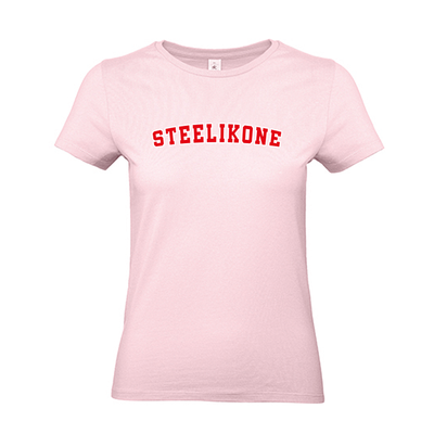 T-SHIRT - COLLEGE LOOK FÜR DAMEN, Farbe: Pink, Größe: XS