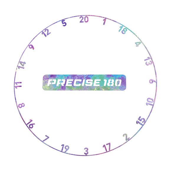 Precise180 | OnePiece Lasercut Number Ring | Northern Lights, Farbe / Coating: Northern Lights, 2 image