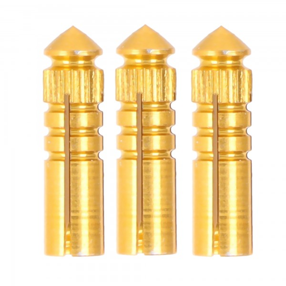 Dart Flightschoner, Alu, gold, 3 Stück