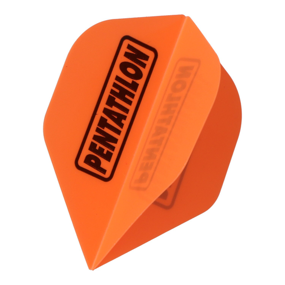 Pentathlon HD100 Dart Flights, neonorange, 3 Stück, 4 image