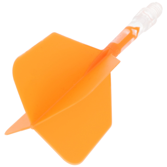 Cuesoul integrierte Dart Flights AK7, Standard M, Orange Transparent, 2 image