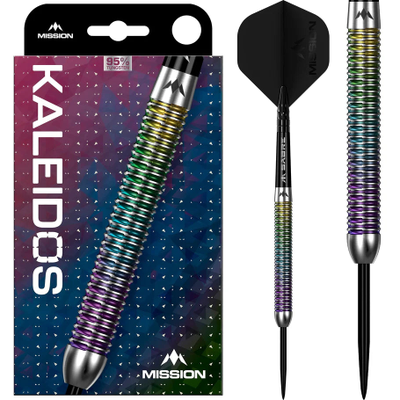 Mission Kaleidos Darts - Steel Tip - 95% Tungsten, Gewicht: 21g