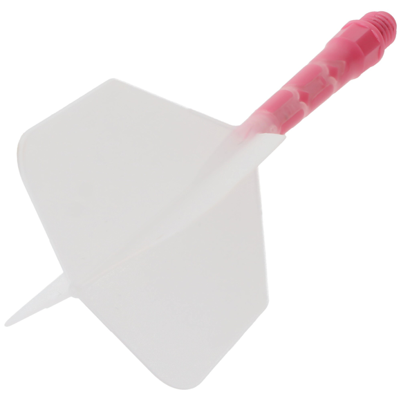 Cuesoul integrierte Dart Flights AK7, Standard M, transparent pink, 3 image