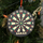 Darts Christbaum-Anhänger personalisierbar als Geschenk Weihnachtsbaum-Schmuck Dartscheibe Dartboard