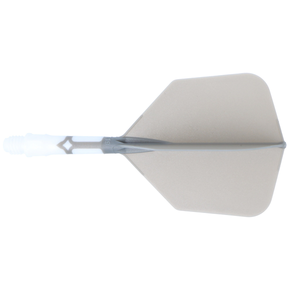 Cuesoul integrierte Dart Flights AK7, Standard S, grau weiß, 4 image