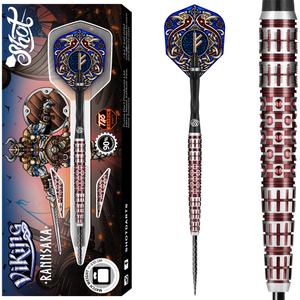 Shot Viking Rannsaka 90% Tungsten Steeldarts, Gewicht: 22 Gramm