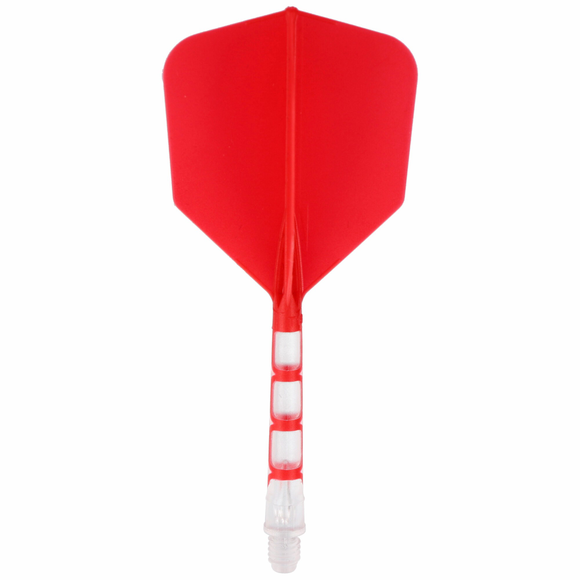 Cuesoul integrierte Dart Flights AK7, Standard L, rot transparent, 7 image