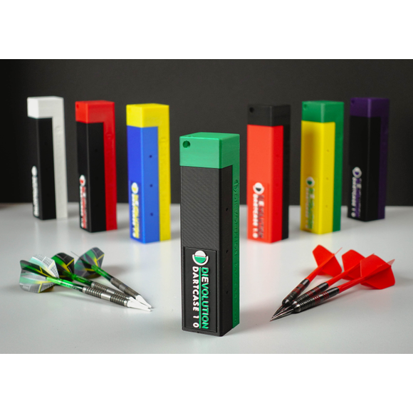 DIEVOLUTION DartCase 1.0 Slim- Dartpfeiltasche / Dartcase / Aufbewahrung für 3 Darts, 2 image
