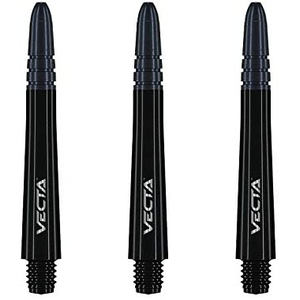 Winmau - Vecta - Shaft - Schwarz, Farbe: Schwarz, Länge: 34mm