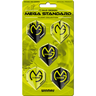 Winmau Mega Michael van Gerwen MVG Standard Flight Pack