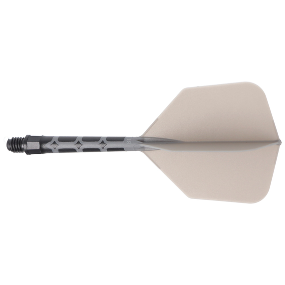 Cuesoul integrierte Dart Flights AK7, Standard L, schwarz, grau, 4 image