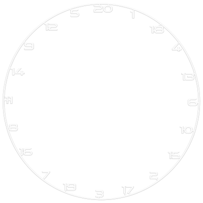 Bullet Custom Zahlenring Weiß