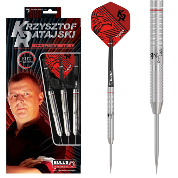 BULL'S Krzysztof Ratajski Scoremaster Steeldarts, Gewicht: 24