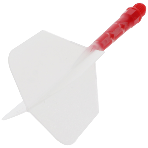Cuesoul integrierte Dart Flights AK7, Standard M, rot weiß, 3 image